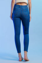 Women's blue skinny pants jeans for stylish everyday wear