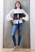 Women's light blue skinny pants jeans, stylish and versatile for casual wear