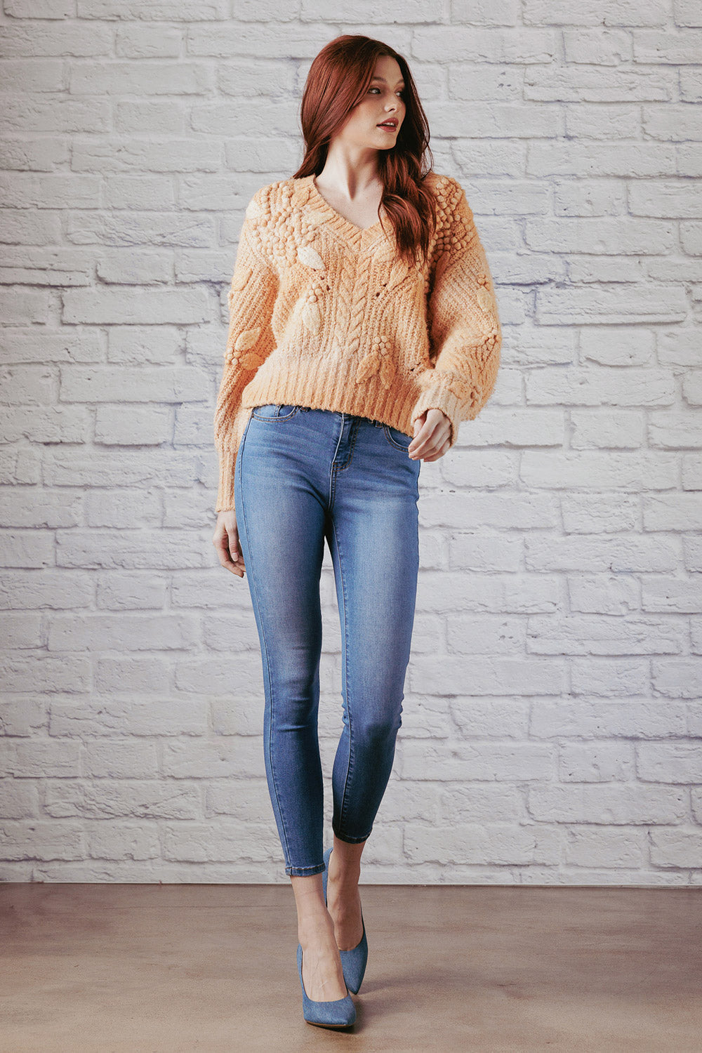 Women's light blue skinny pants jeans for casual wear