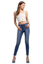 Women's blue skinny pants jeans for stylish casual wear