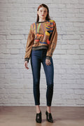 Women's skinny pants jeans in dark blue for everyday wear