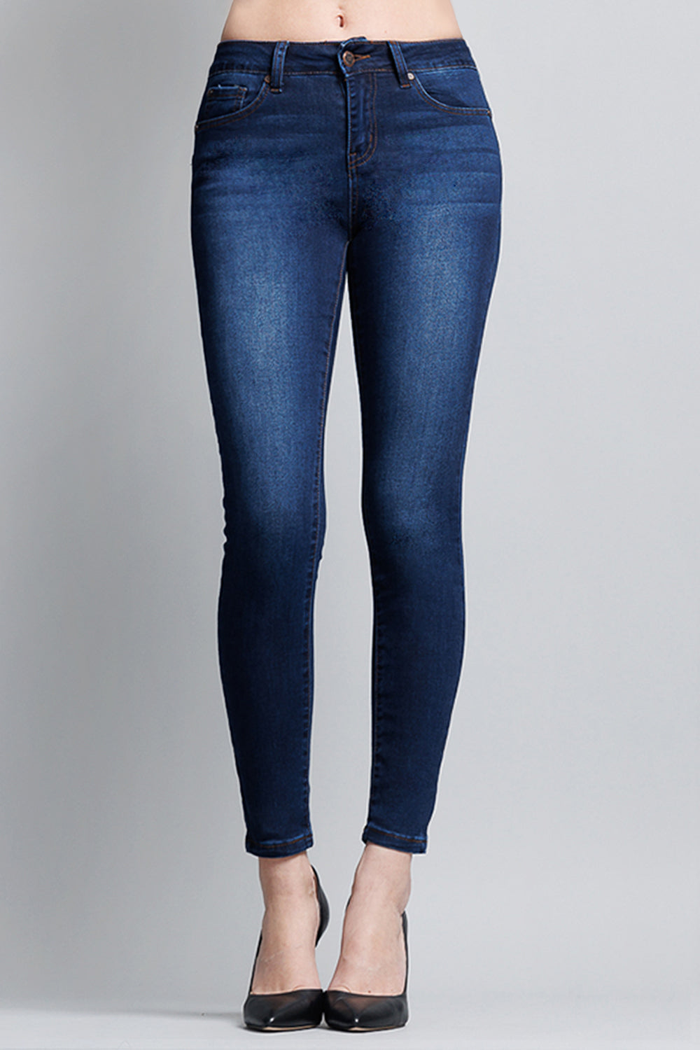 Shop ENJEAN women's dark blue skinny pants jeans, designed for everyday comfort