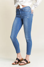 Women's blue skinny pants jeans for casual everyday wear