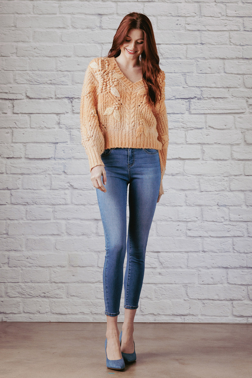 Shop ENJEAN women's skinny pants jeans in light blue, perfect for casual outings