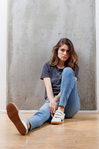 Women's blue skinny pants jeans, perfect for casual wear
