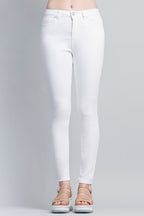 Women's white skinny pants jeans for casual and trendy outfits