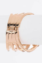 Stylish LA Jewelry Plaza Bracelet in Rose Gold, perfect skull jewelry for women
