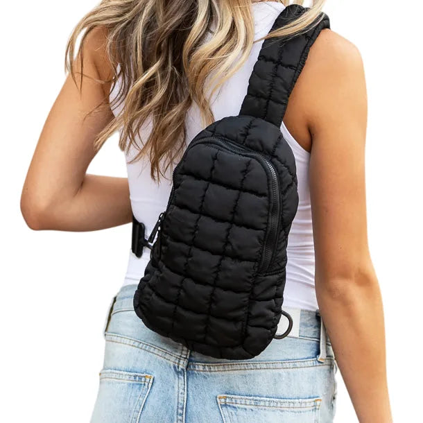 Skyler Quilted Puffer Sling