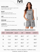 Women's Jumpsuits & Rompers Sleeveless Beach Keyhole Short Jumpsuit Pockets