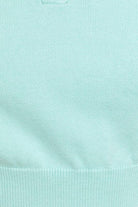 Women's Shirts Sleeveless Power Shoulder Knit Top