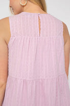 Women's Dresses Sleeveless Tiered Mini Dress