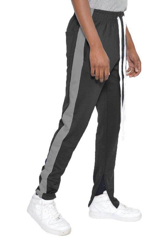 Slim Skinny Stripe Design Track Pant Joggers - VacationGrabs