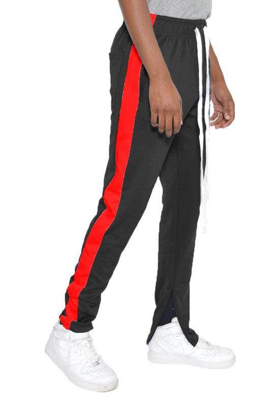 Slim Skinny Stripe Design Track Pant Joggers - VacationGrabs