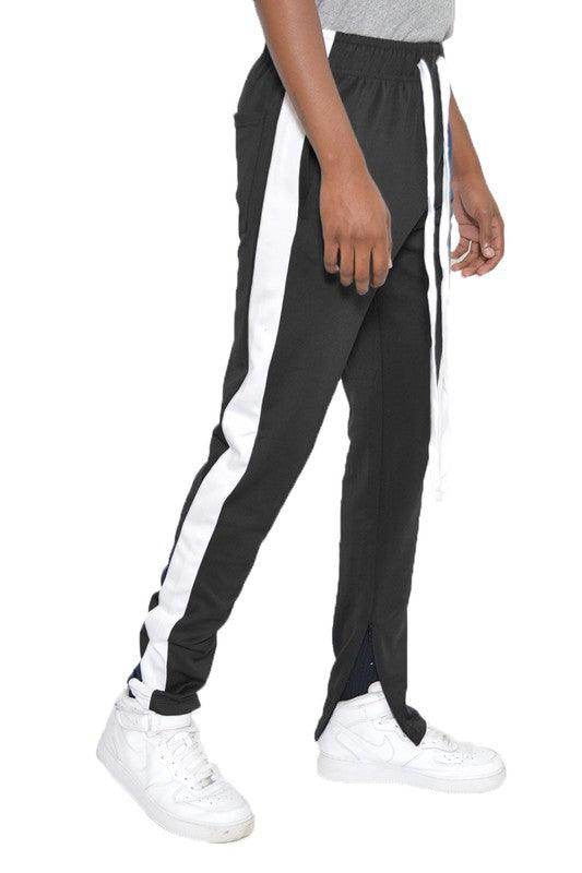 Slim Skinny Stripe Design Track Pant Joggers - VacationGrabs