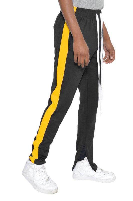 Slim Skinny Stripe Design Track Pant Joggers - VacationGrabs