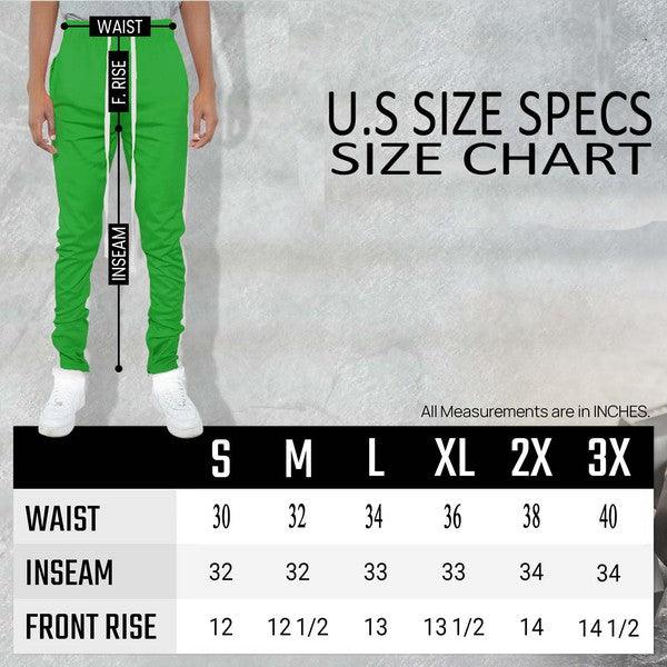 Men's Pants - Joggers Slim Skinny Stripe Design Track Pant Joggers