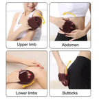 Slimming massage brush for body, ideal for enhancing circulation and sculpting