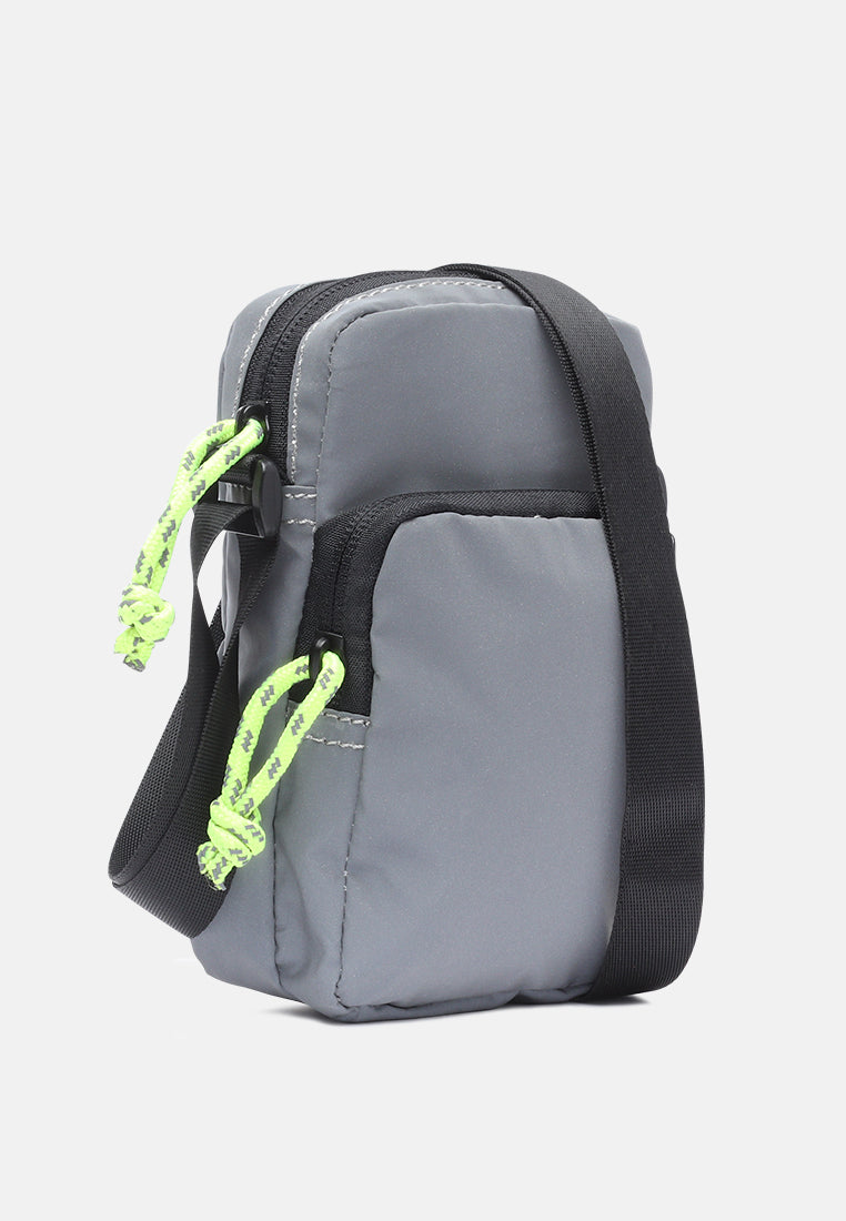 sling bag with two compartments
