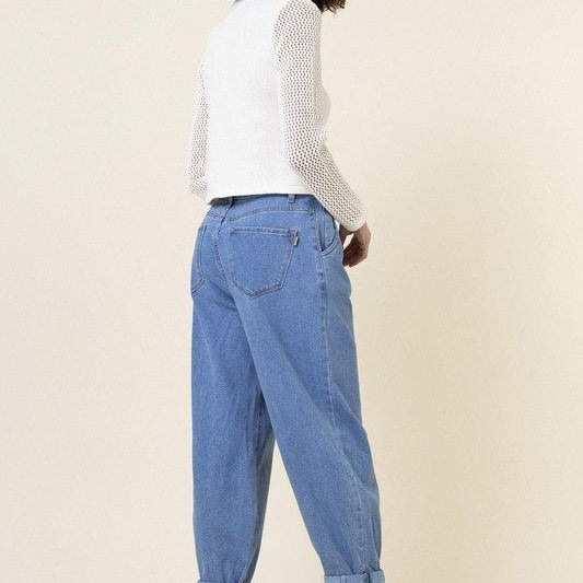 Women's Jeans Slouchy High Waisted Jeans