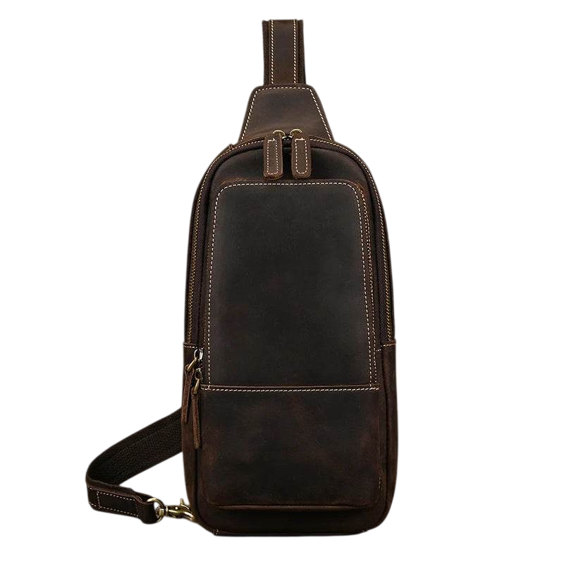 Leather Travel Crossbody Bag