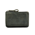 Small Leather Coin Wallet for Men & Women Zipper Wallet