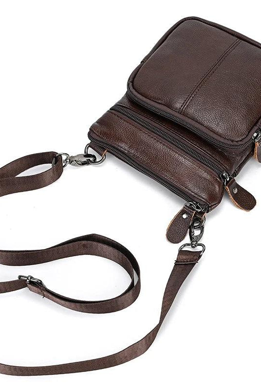 Luggage & Bags - Shoulder/Messenger Bags Small Leather Shoulder Crossbody Bags Mini Sling Bag for Mobile Phone 7" 6"