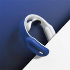 Modern blue smart neck massager designed for relaxation and muscle relief at home or on-the-go