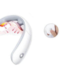 VacationGrabs smart neck massager with multiple heat settings for relaxation and comfort