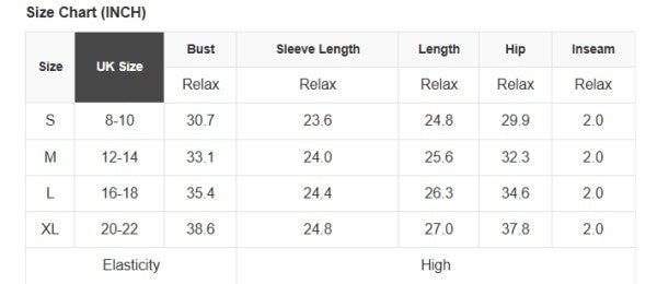JUNIPER BLVD smocked neck long sleeve bodysuit in various sizes with precise size chart details