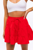 Women's Skirts Smocked Waist Flare Skirt
