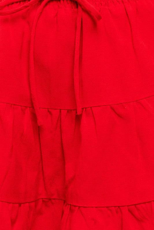 Women's Skirts Smocked Waist Flare Skirt
