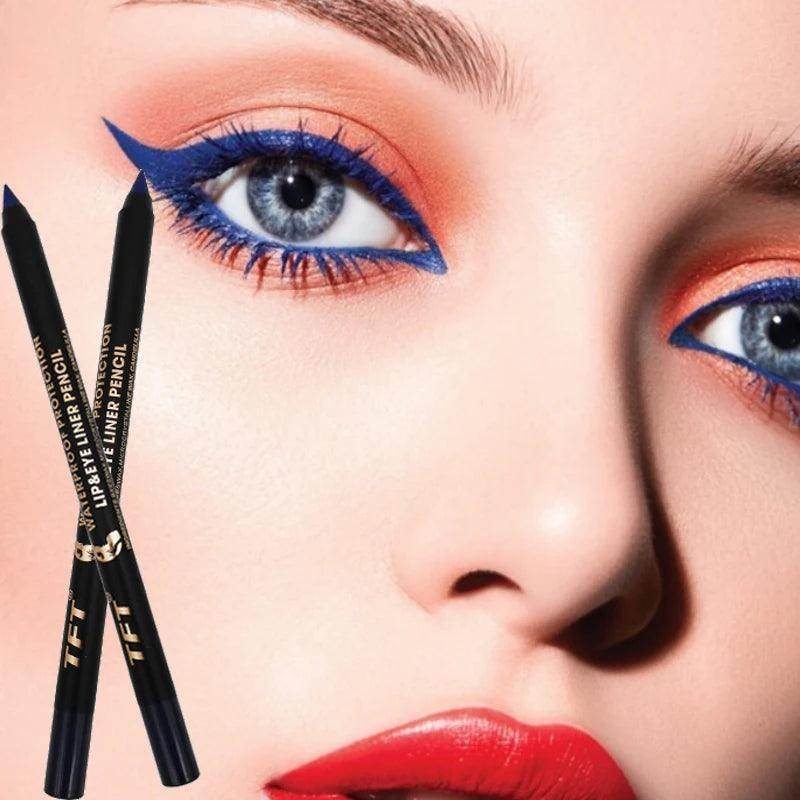VacationGrabs smudge proof eyeliner for vacation in vibrant blue shade, ideal for long-lasting beauty.