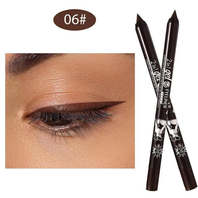 VacationGrabs smudge proof eyeliner for vacation in dark brown with smooth application for long-lasting wear