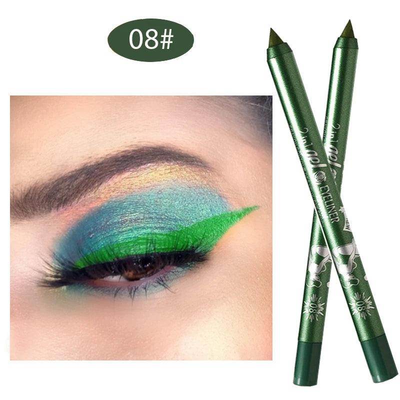 VacationGrabs Smudge Proof Eyeliner for Vacation in vibrant green, perfect for bold eye looks