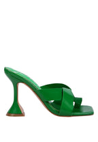 Snatched Intertwined Toe Ring Heeled Sandals