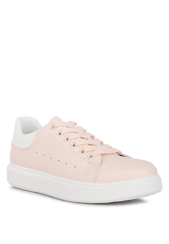 Women's pink sneakers by Rag Company, stylish and comfortable for everyday wear
