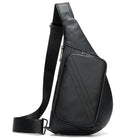 Luggage & Bags - Shoulder/Messenger Bags Soft Cowskin Leather Chest Pack Genuine Leather Crossbody Bag
