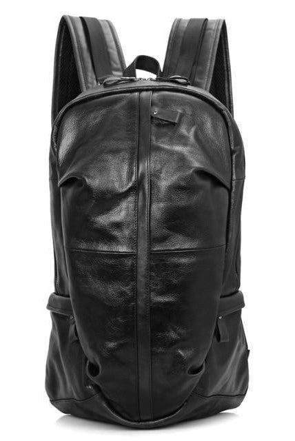 Luggage & Bags - Backpacks Soft Leather Black Backpack Sheepskin Bag Genuine Leather...