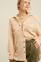 Women's Shirts - Shackets Soft Thermal Knit Shacket Top