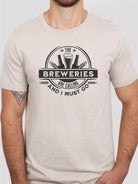 Ocean and 7th softstyle crewneck tee featuring a brewery-themed graphic design