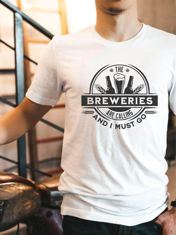 Ocean and 7th softstyle crewneck tee with Brewery graphic design for casual outings