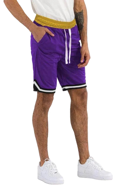 Solid Athletic Basketball Sports Shorts - VacationGrabs