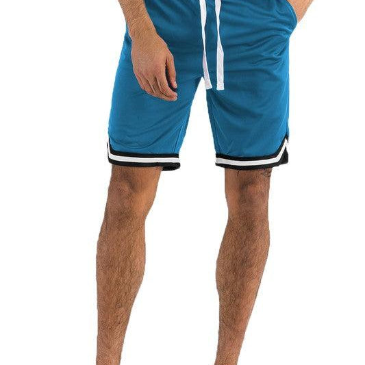 Men's Shorts Solid Athletic Basketball Sports Shorts