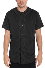 Solid Baseball Tshirt Jersey - VacationGrabs