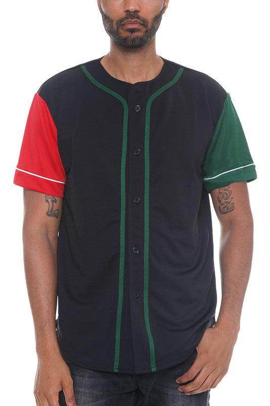 Solid Baseball Tshirt Jersey - VacationGrabs