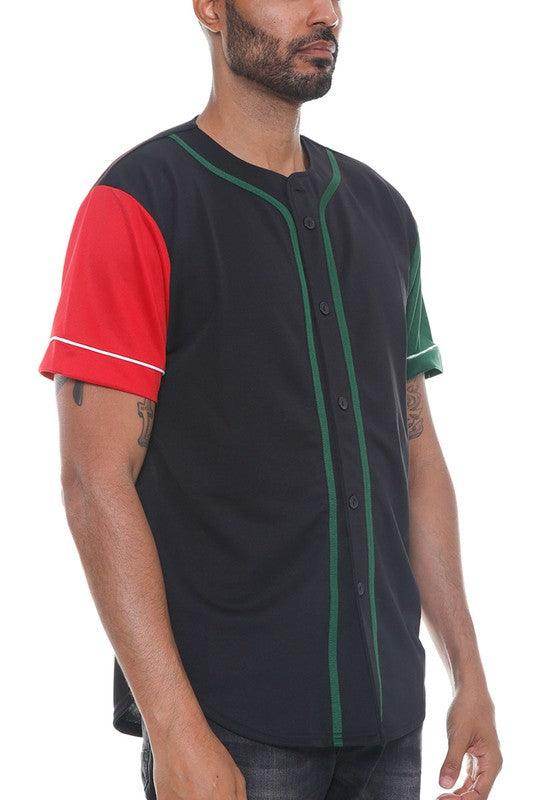 Solid Baseball Tshirt Jersey - VacationGrabs