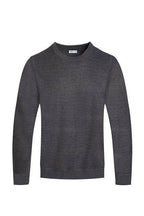 Solid Color Round Neck Sweater - VacationGrabs