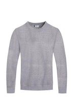 Solid Color Round Neck Sweater - VacationGrabs
