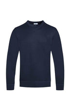 Solid Color Round Neck Sweater - VacationGrabs