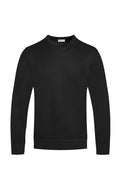 Solid Color Round Neck Sweater - VacationGrabs